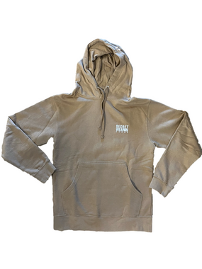 Secret Weapon Sand Khaki Pullover Hoodie Sweatshirt Size S Small